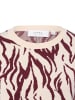 comma Pullover in beige aubergine - 0001