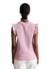 Marc O'Polo DENIM Ärmelloses Volant-Top regular in Light Pink