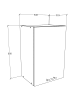 VCM  Küchenschrank B. 40 cm Hängeschrank Küche Esilo in Weiß / Sonoma-Eiche