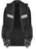 normani Rucksack mit Trolleyfunktion 30 Liter Yori in Schwarz mit Reflektoren