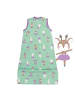 Schlummersack Babyschlafsack, 1.0 TOG in Mint-Lila