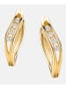 Diamant L'éternel Ohrringe aus 375 Gelbgold mit Zirkonia