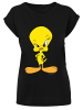 F4NT4STIC T-Shirt Looney Tunes Angry Tweety in schwarz