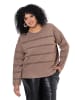Pullover in walnuss