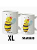 Mr. & Mrs. Panda Weiße Tasse Biene Happy ohne Spruch in Weiß