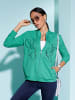 creation L Shirtjacke in blaugrün