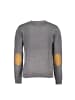 GianMarco Venturi Grauer Baumwoll-Pullover