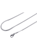 Adeliás Damen Halskette – Schlangenkette aus Edelstahl 50 cm in silber