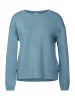 Street One Sweatshirt in milky jade blue