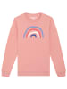 wat? Apparel Sweatshirt Regenbogen in Canyon Pink