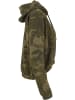 Urban Classics Urban Classics Damen Ladies Camo Cropped Hoody in olive camo