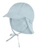 Sterntaler Schirmmütze mit Nackenschutz uni in bleu