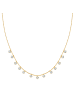 Lulu & Jane Kette mit Anhänger gelbgold verziert mit Kristallen von Swarovski® in gelbgold