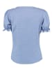 OS-Trachten Trachtenbluse Mikun in mittelblau