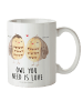 Mr. & Mrs. Panda Trinklernbecher Eulen Liebe mit Spruch in Weiß