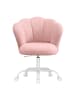 SONGMICS Bürostuhl Laela in Rosa - (B)64 x (H)(79-89) x (T)64 cm