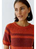 Oui Pullover in dk orange pin