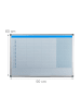 relaxdays Whiteboard Tagesplaner in Weiß - (B)90 x (H)60 cm