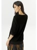 Aniston SELECTED Fledermausshirt in schwarz