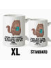 Mr. & Mrs. Panda Tasse Katze Dose mit Spruch in Weiß