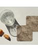 OnlyWow Glasuntersetzer 6er-Set Marmor