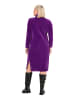 Ulla Popken Midikleid in dunkles violett