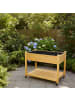 relaxdays Hochbeet in Natur - (B)105 x (H)84 x (T)56,5 cm