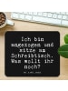 Mr. & Mrs. Panda Mouse Pad Ich bin angezogen und... mit Spruch in Schwarz