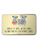 Mr. & Mrs. Panda Aufbewahrungsbox Koala Familie mit Spruch in Gelb Pastell