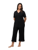 Ulla Popken Pyjama in schwarz
