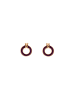NAEMI Women Earrings in Rose Gold Purple