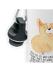 Mr. & Mrs. Panda Kindertrinkflasche Corgie mit Spruch in Weiß