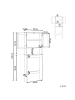 Beliani Waschbeckenunterschrank ATJONI in Grau - (W) 60 x (H) 160 x (L) 19 cm