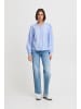 ICHI Bluse langarm IXLAYA Regular fit in Placid Blue