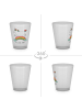 Mr. & Mrs. Panda Schnapsglas Einhorn Regenbogen ohne Spruch in Transparent