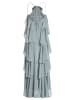 SWING Kleid in blau - 0001