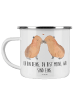 Mr. & Mrs. Panda Tasse Capybara Liebe mit Spruch in Weiß