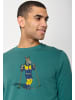 GreenBomb Sweatshirt Animal Donkey Ski in Dschungel Grün