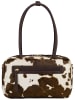 Jost Umhängetasche Furry Cow Bowling Bag M in Brown
