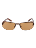 GCDS Unisex Sonnenbrille Oval Braun