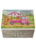 Mr. & Mrs. Panda Geschenkbox Osterhase Blumenwagen Design mit Sp... in Weiß