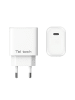 Wisam® Teltech Powerladegerät USB-C 30W weiß TCH-04