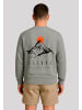 F4NT4STIC Sweatshirt Escape Discover the World Mountain in grau meliert