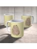 Mr. & Mrs. Panda Kindertasse Murmeltier ohne Spruch in Gelb Pastell