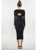 myMo at night Damen Crop-Top in Schwarz