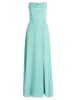 Vera Mont Abendkleid mit Wasserfallausschnitt in Bright Jade