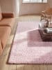 KADIMA DESIGN Teppich Hochflor Shaggy Waschbar Einfarbig RHEIN Strapazierfähig in Pink