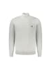 NORWAY 1963 Grau Polyamid Herren Pullover