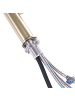 Beliani Küchenarmatur PEGUCHE in Gold - (W) 20 x (H) 44 x (L) 5 cm