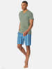 Schiesser Pyjamaoberteil T-Shirt - Mix + Relax in khaki